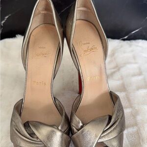 Christian Louboutin Metallic Gold Heels